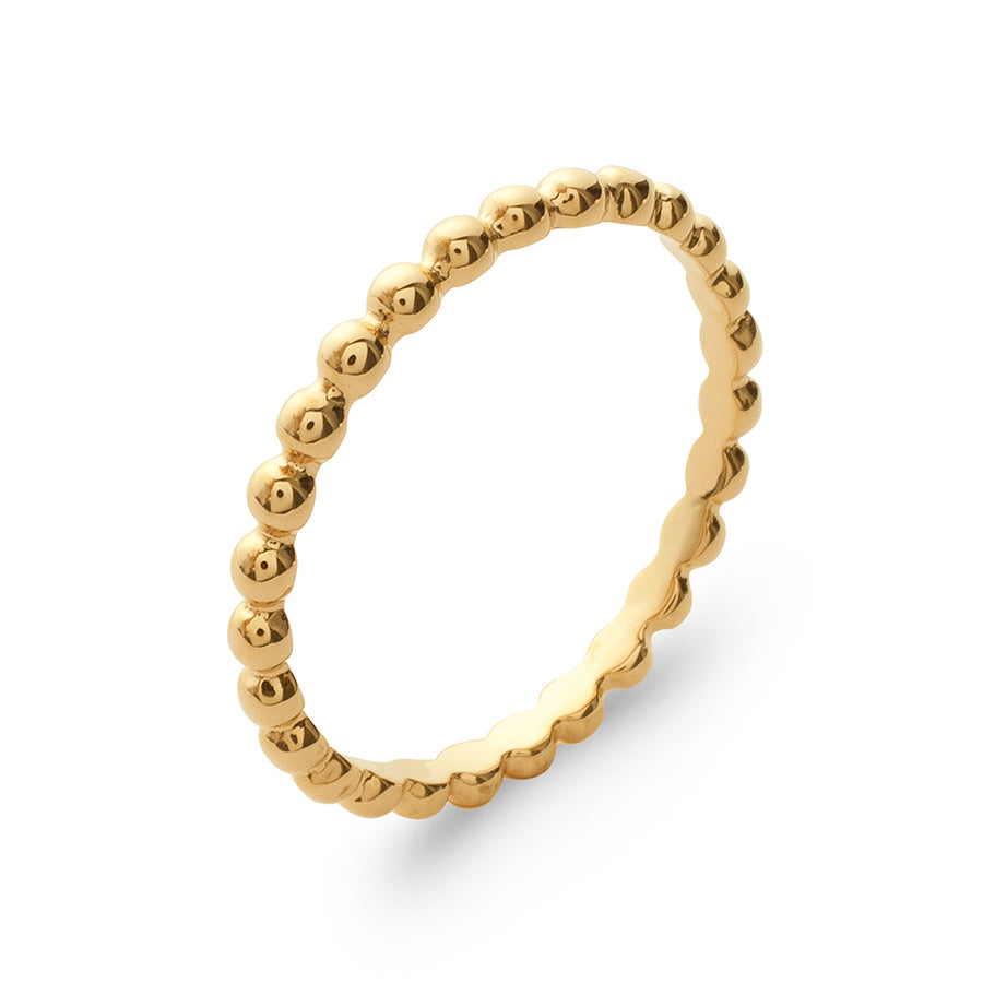 Bague perlée