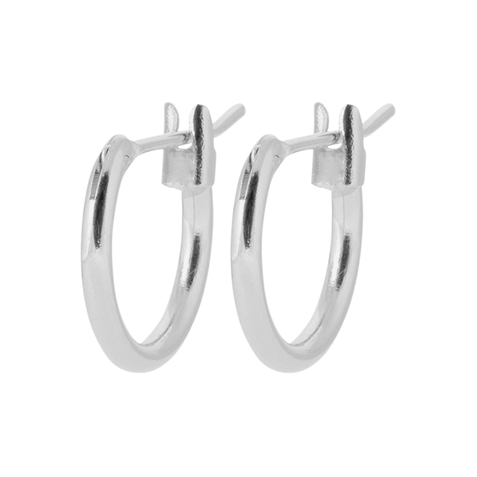 Boucles d'Oreilles - Créoles 14mm - Argent
