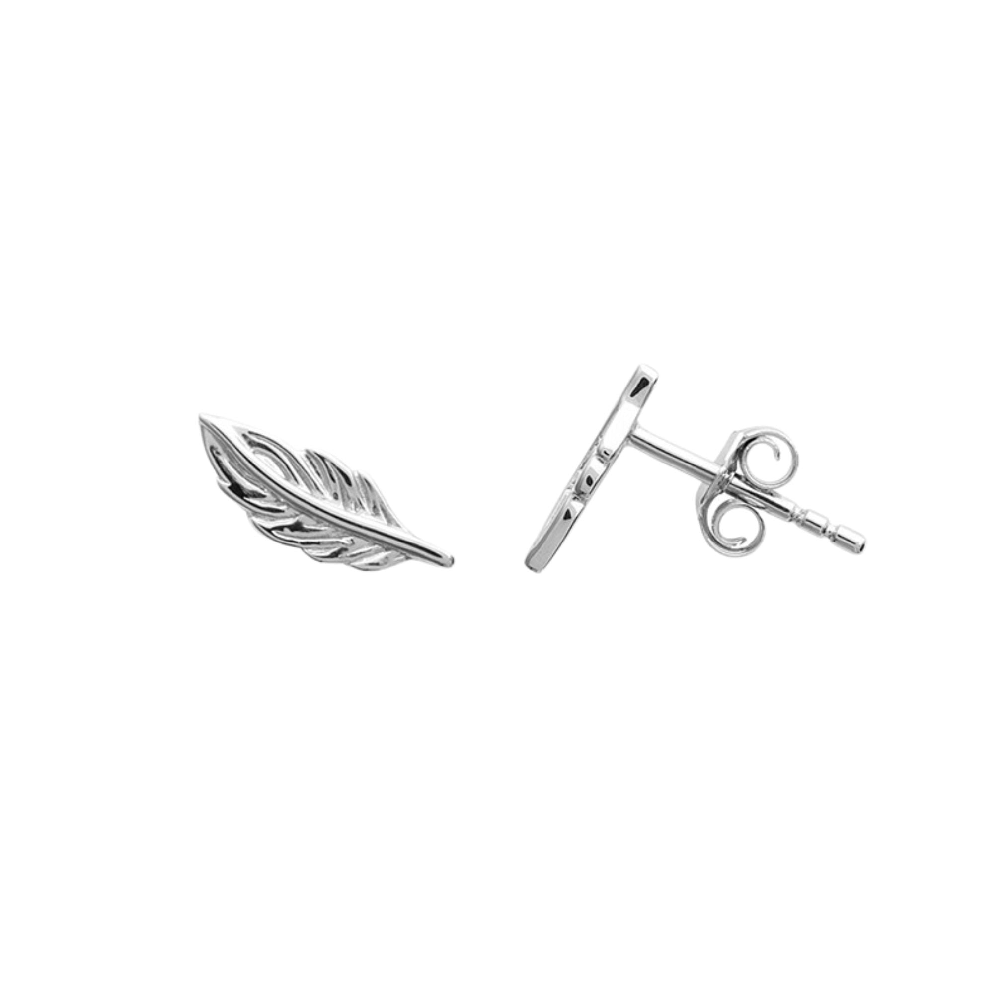 Boucles d'Oreilles - Plumes - Argent