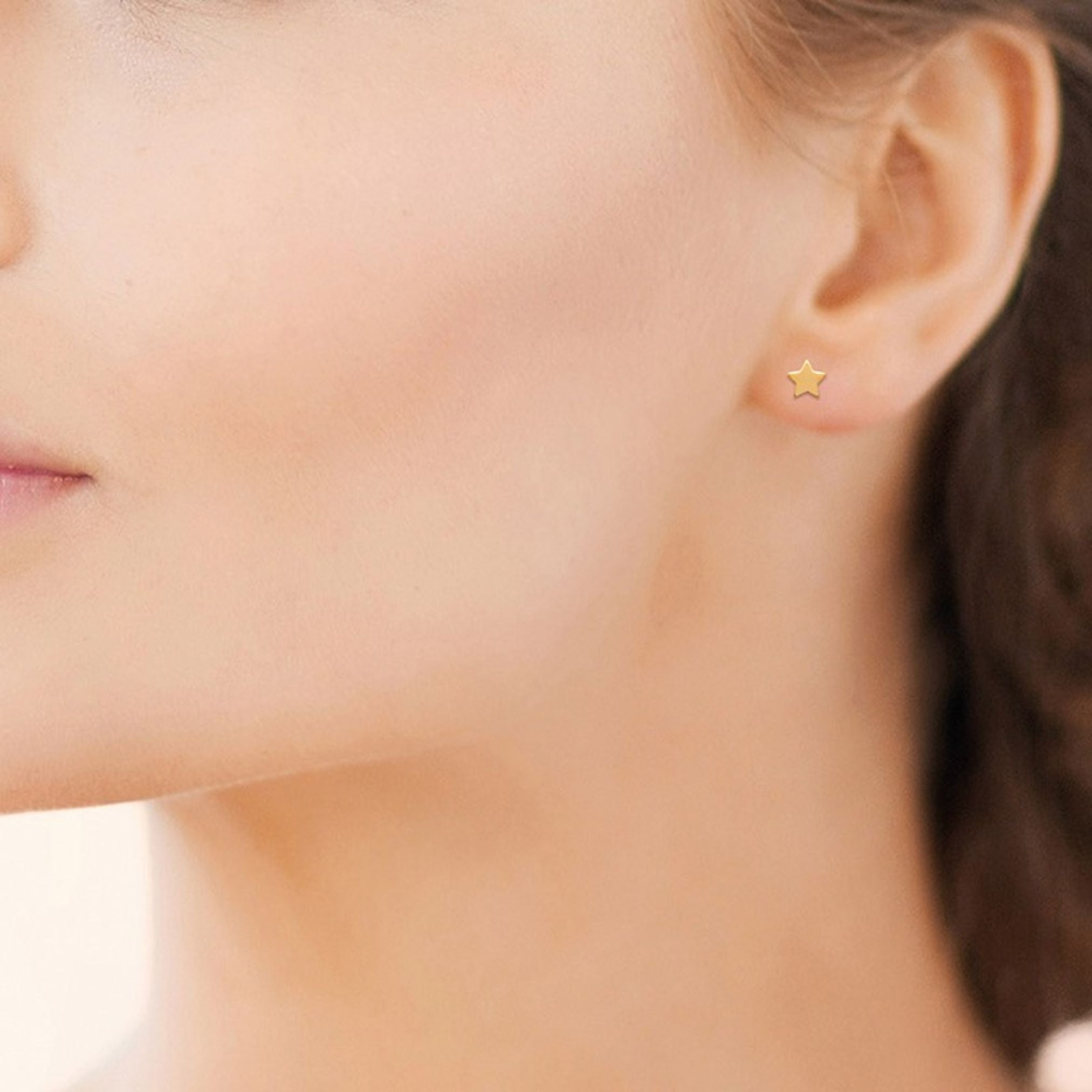 Boucles d'Oreilles - Étoiles - Plaqué Or