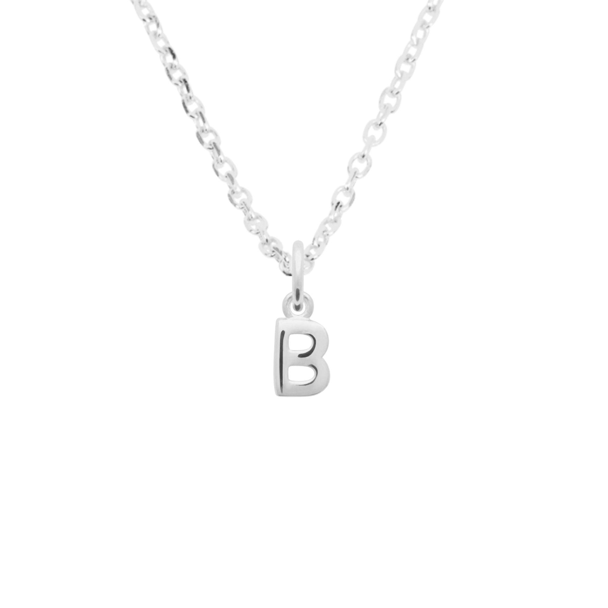 Collier Personnalisé Enfant - Lettre Initiale 5 mm - Argent 925