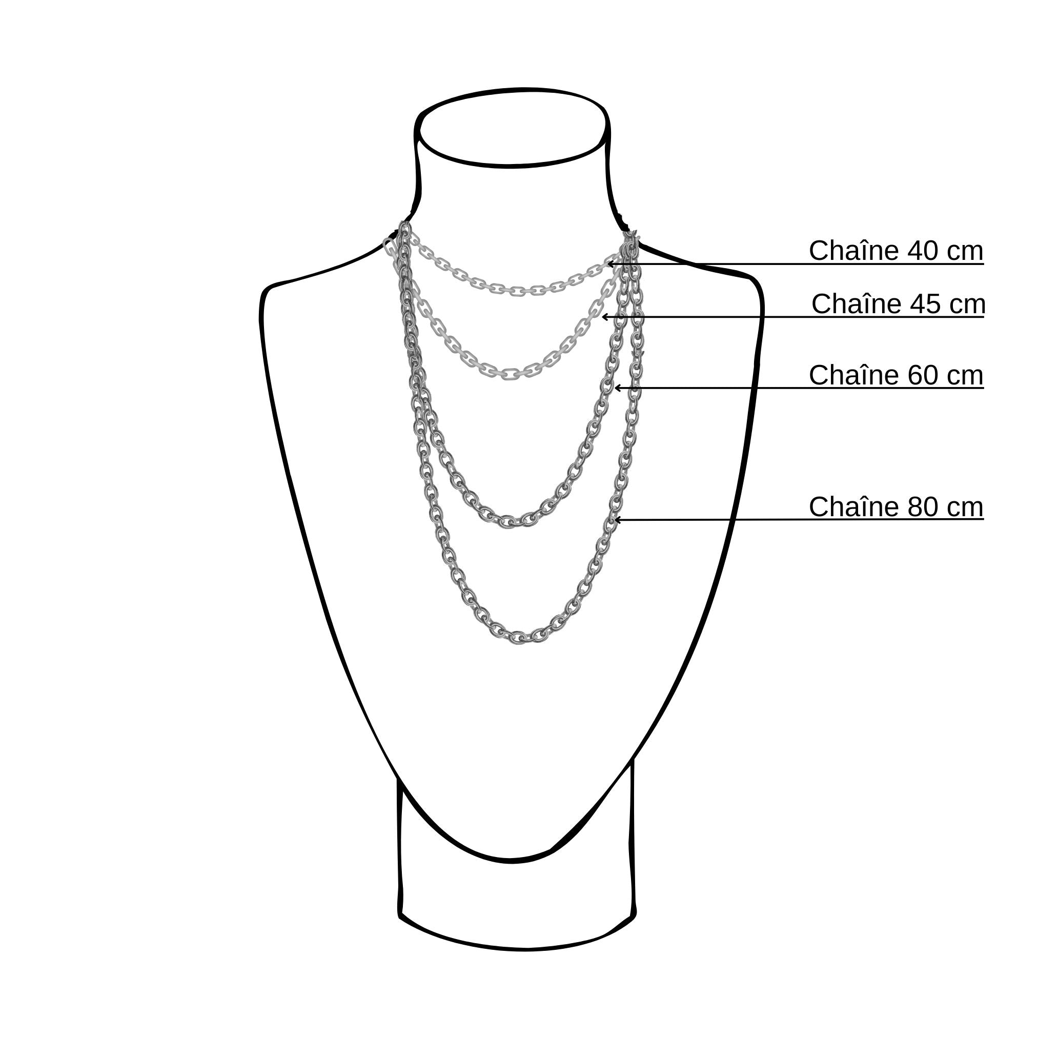 Collier Personnalisé Femme – Médaille & Pompon – Argent 925