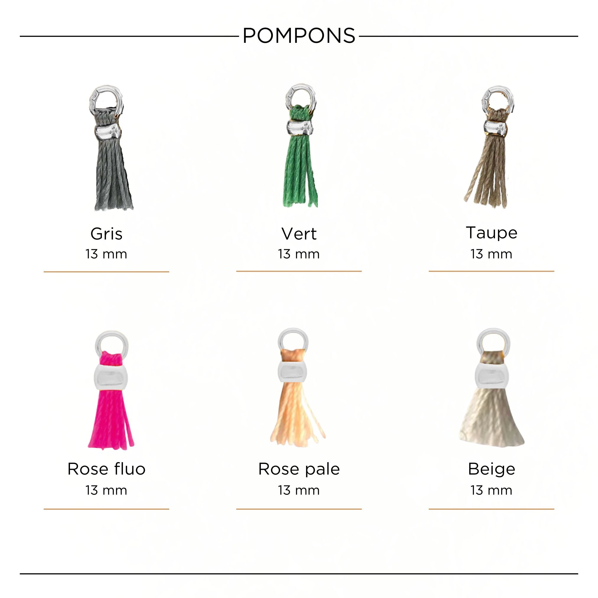 Collier Personnalisé Enfant - Médaille et Pompon - Argent 925