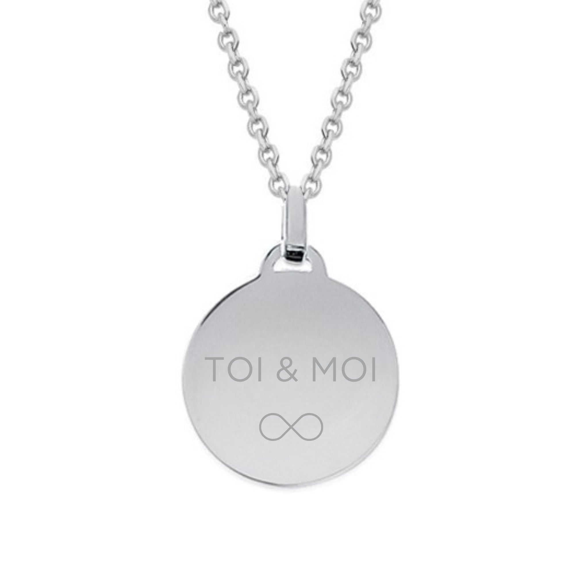 Collier Personnalisé Homme – Médaille – Argent 925