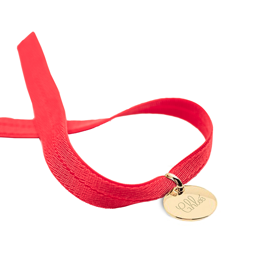 Coffret enfant de bracelets personnalisés cordons interchangeables  élastiques médaille argent rectangle gravée 17x11 mm