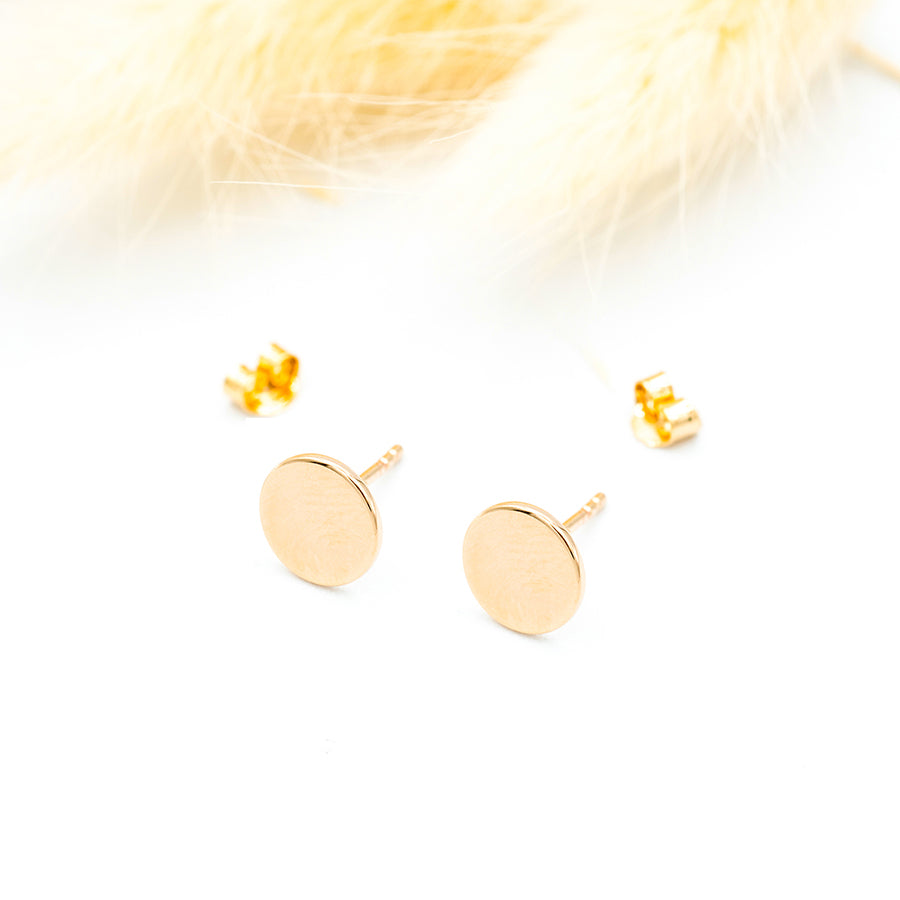 Boucles d'oreilles puces en plaqué or