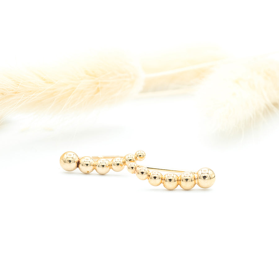 Boucles d'oreilles perlées