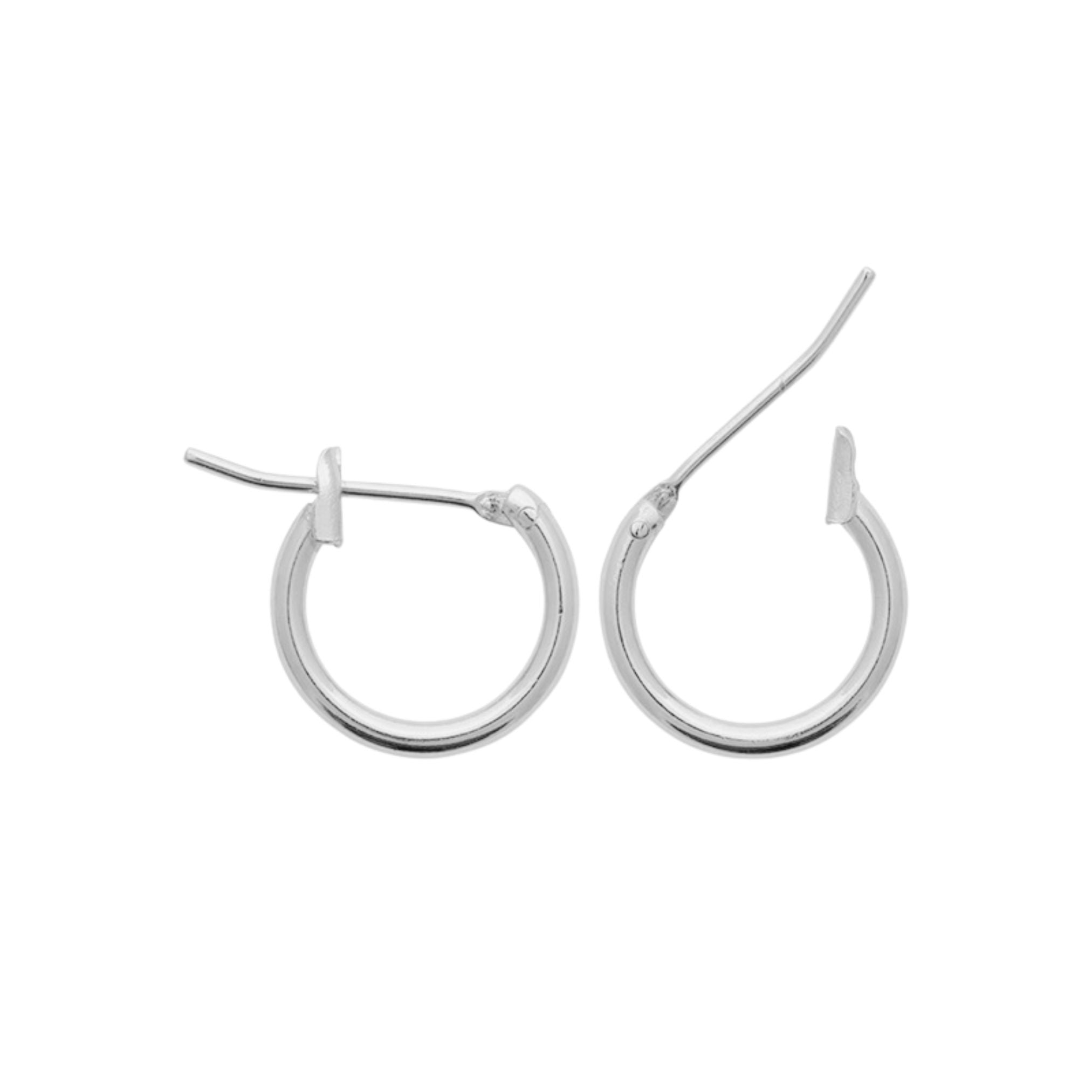Boucles d'Oreilles - Créoles 14mm - Argent