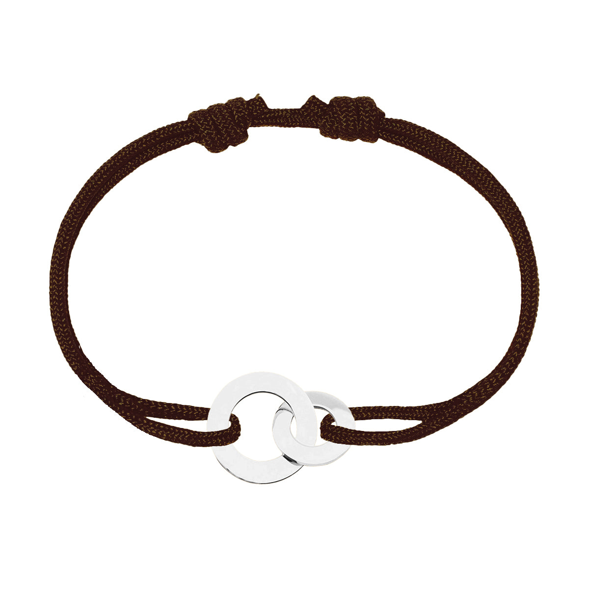 Bracelet Personnalisé - Anneaux Entrelacés - Argent 925