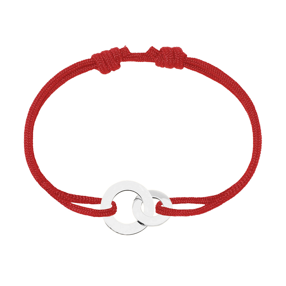 Bracelet Personnalisé - Anneaux Entrelacés - Argent 925