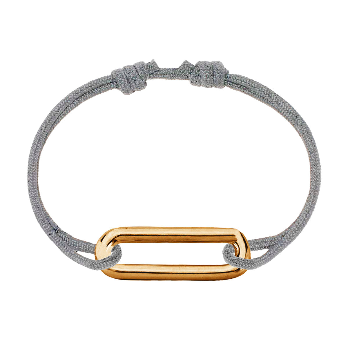 Bracelet Homme Personnalisé - Cordon, Maillon - Plaqué Or 18 K