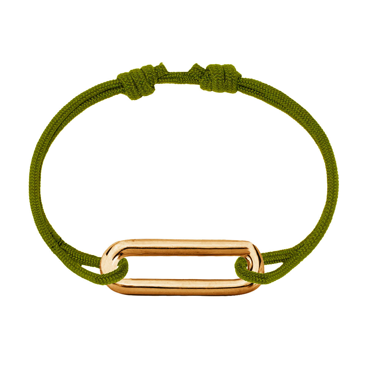 Bracelet Homme Personnalisé - Cordon, Maillon - Plaqué Or 18 K