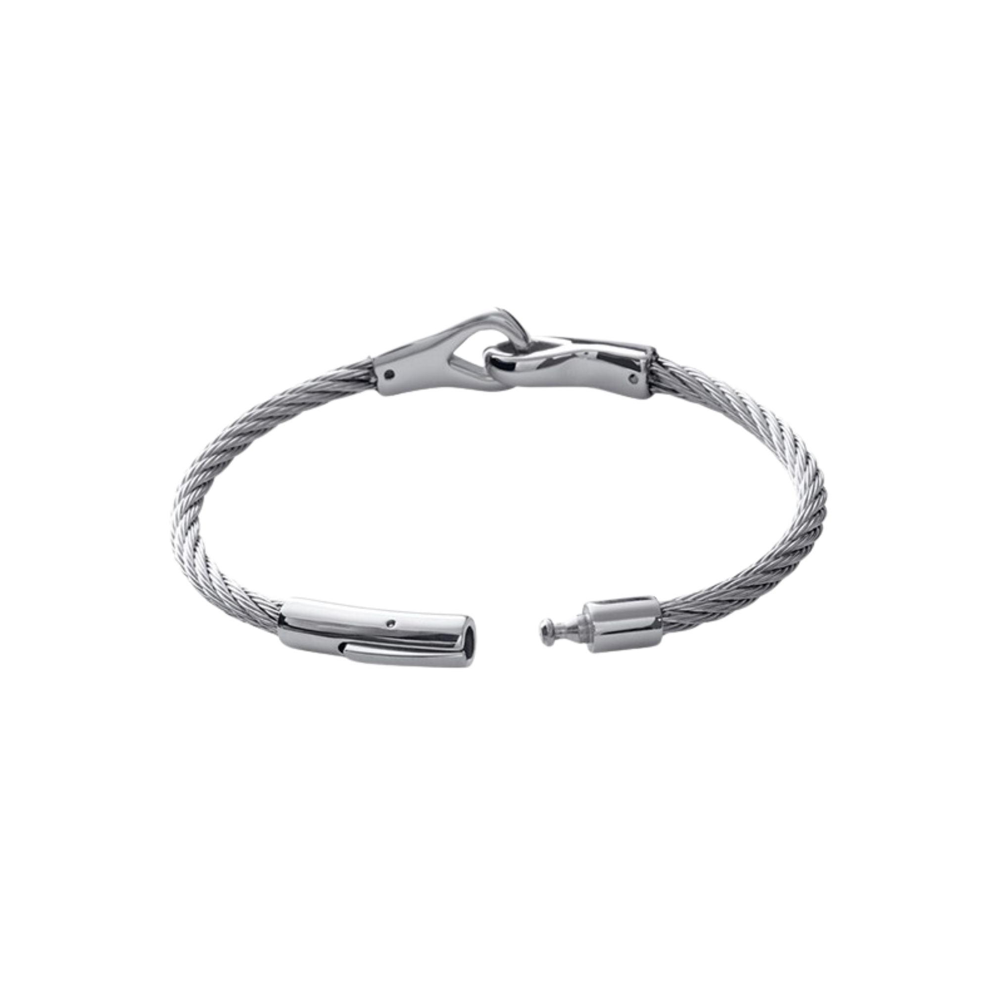 Bracelet Homme Personnalisé- Cable - Acier