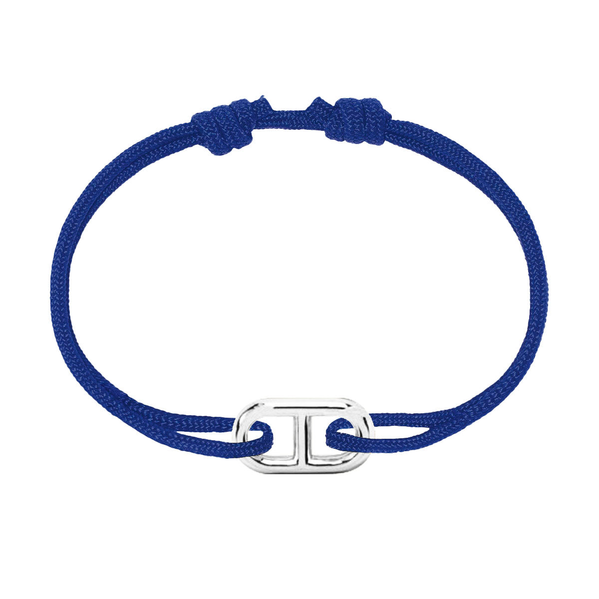 Bracelet Homme Personnalisé - Cordon, Maille Marine - Argent 925