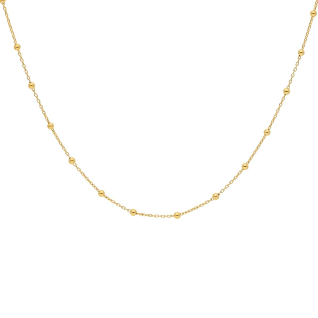 Chaîne Boules - Plaqué Or
