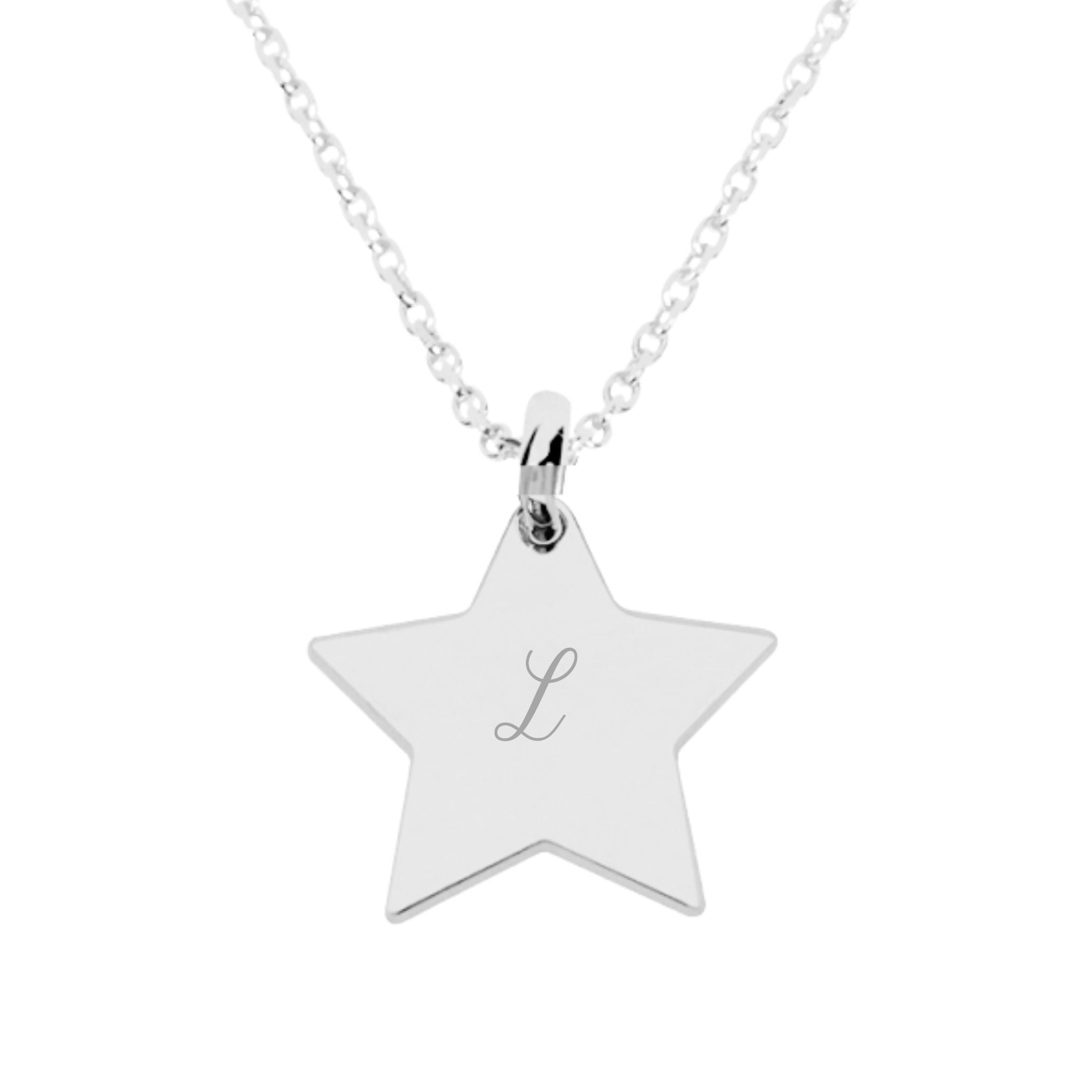 Collier Personnalisé Enfant – Étoile – Argent 925