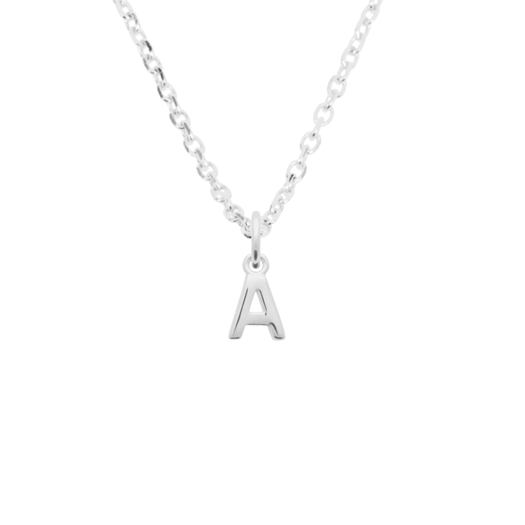 Collier Personnalisé Enfant - Lettre Initiale 5 mm - Argent 925