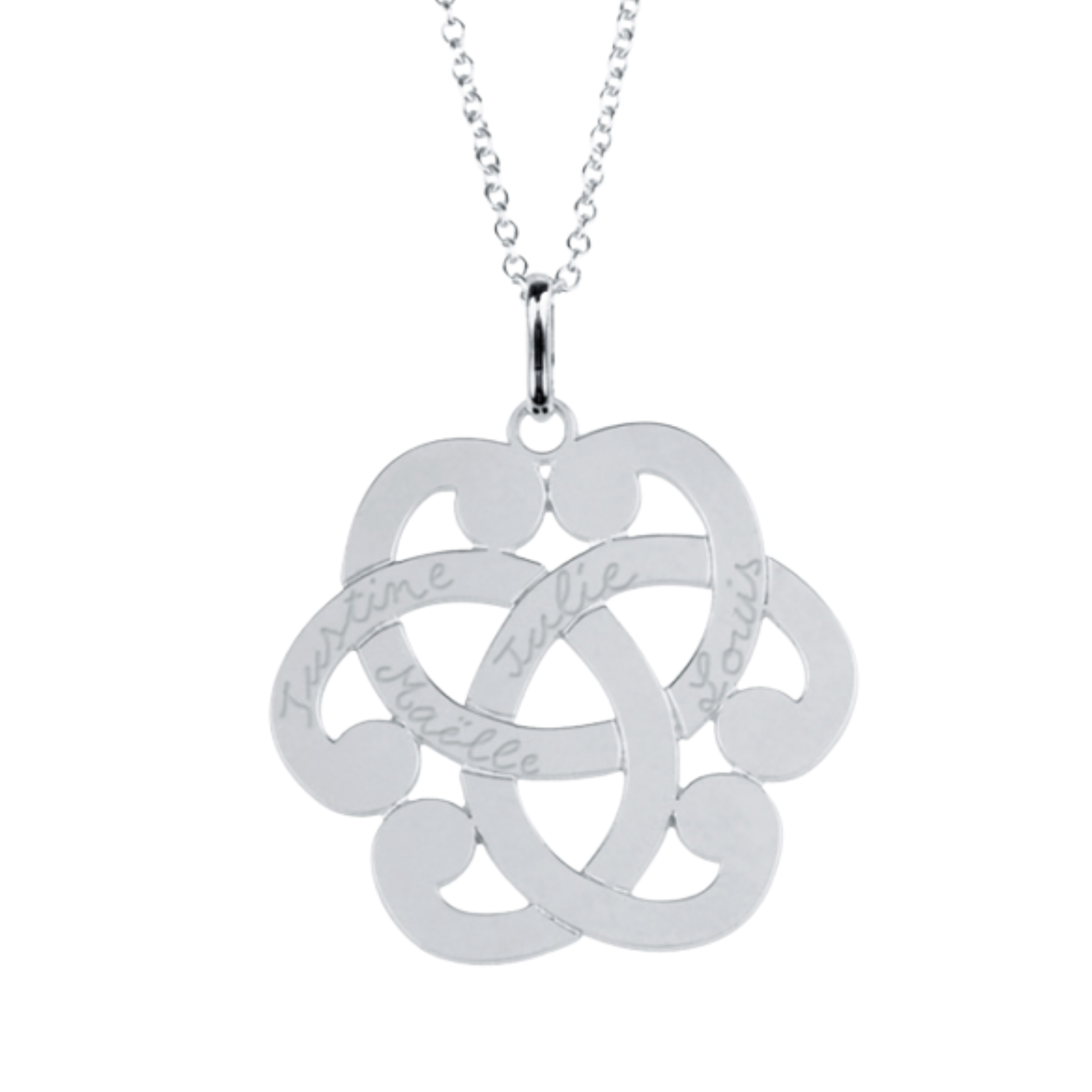 Collier Personnalisé Femme – Arabesque – Argent 925