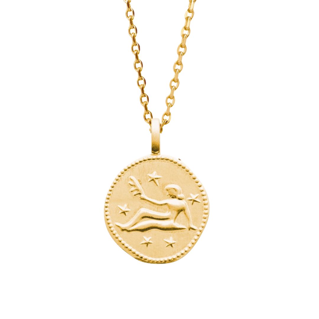 Collier Personnalisé Femme - Zodiaque - Plaqué Or 18K