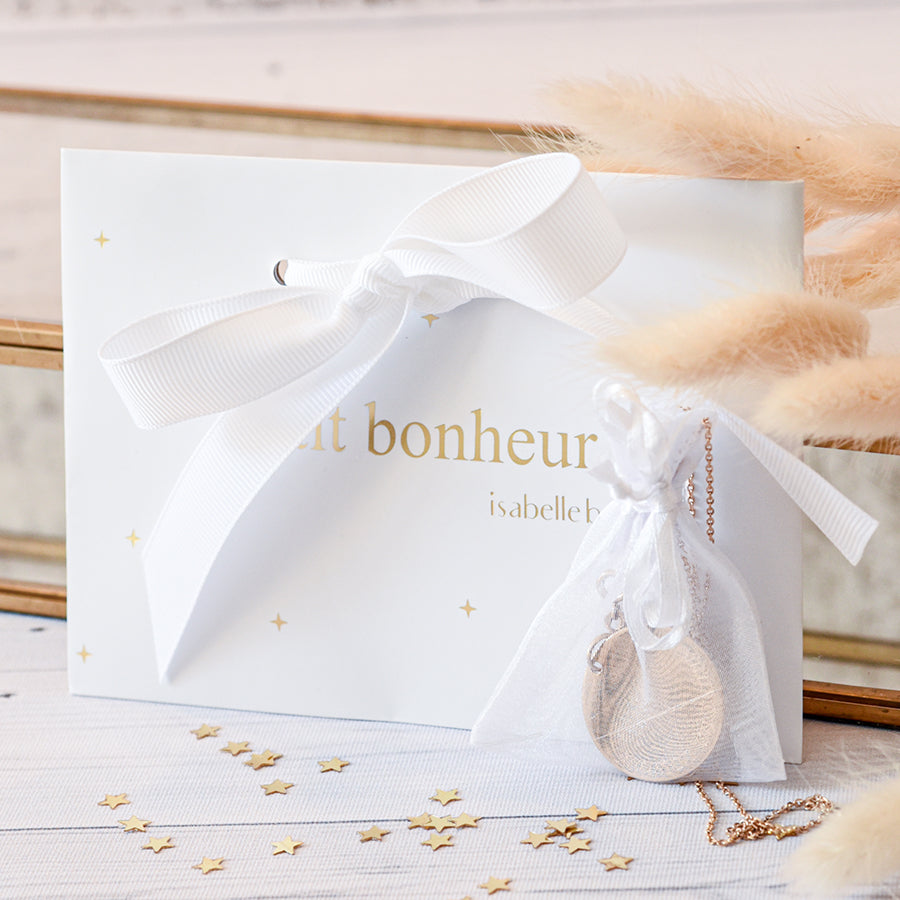 Bracelet Personnalisé Femme - Chaîne Perlée et Initiale - Plaqué Or 18K