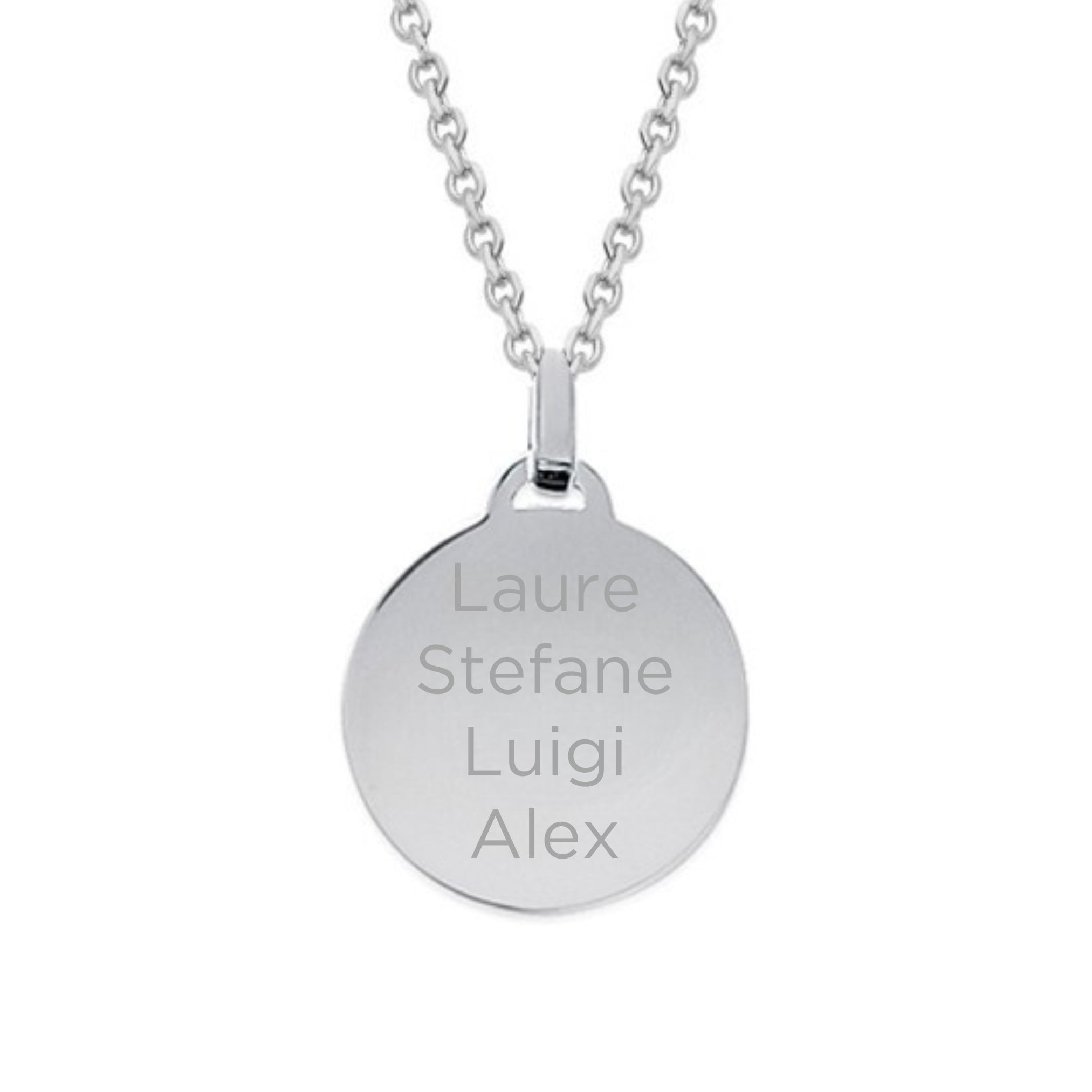 Collier Personnalisé Homme – Médaille – Argent 925